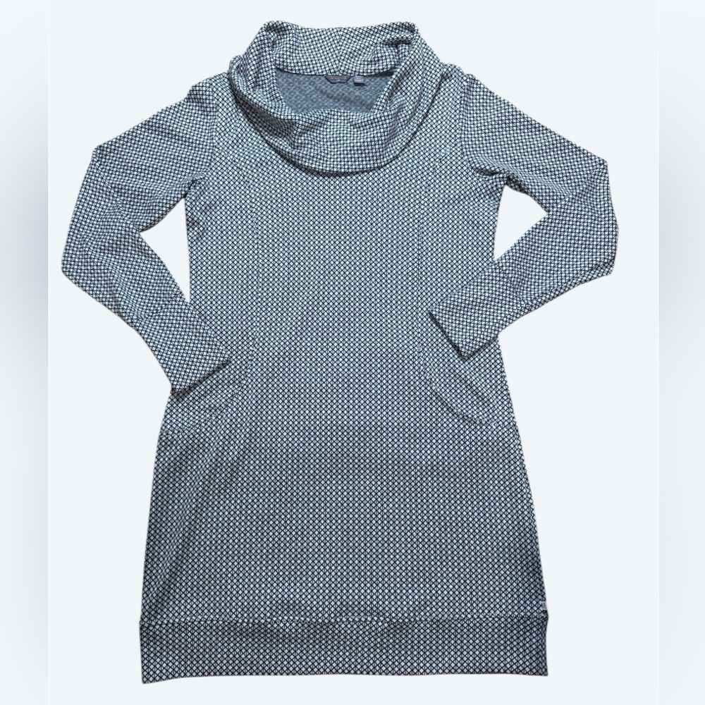 Merrell Indira Long Sleeve Sweater Dress, Large, Cowl Neck